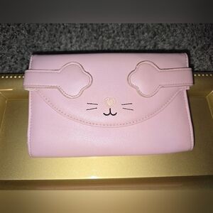 👛 Betsey Johnson Pink Cat Face Bag